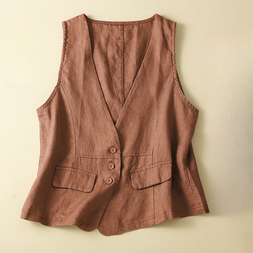 Gilet femme sans - sans, col