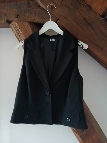 Gilet sans manches noir - , femme