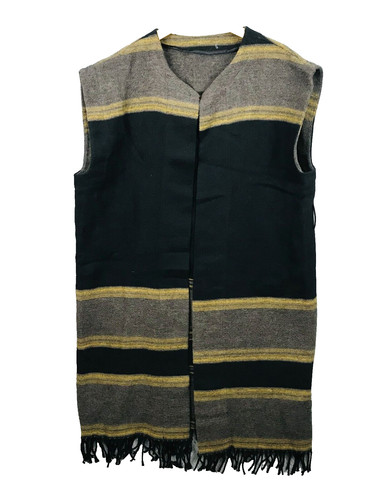 Gilet long femme marron - gilet,