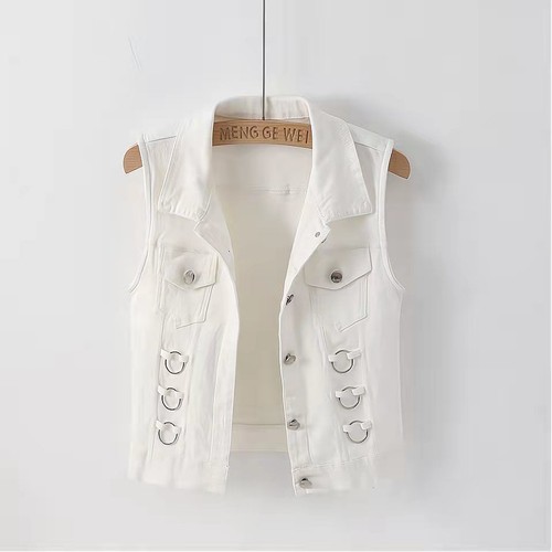 Gilet jean femme - en,
