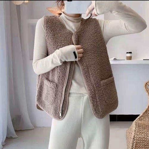 Gilet sans manches fleece - sans, en